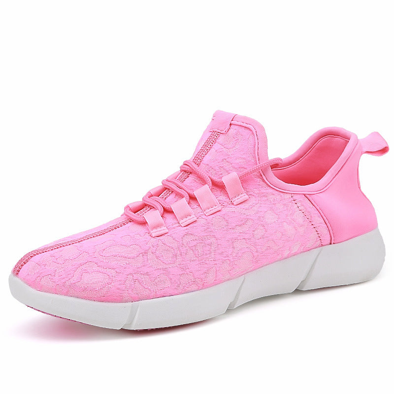 Luminous Pretty Loafers Light Leisure Shoes