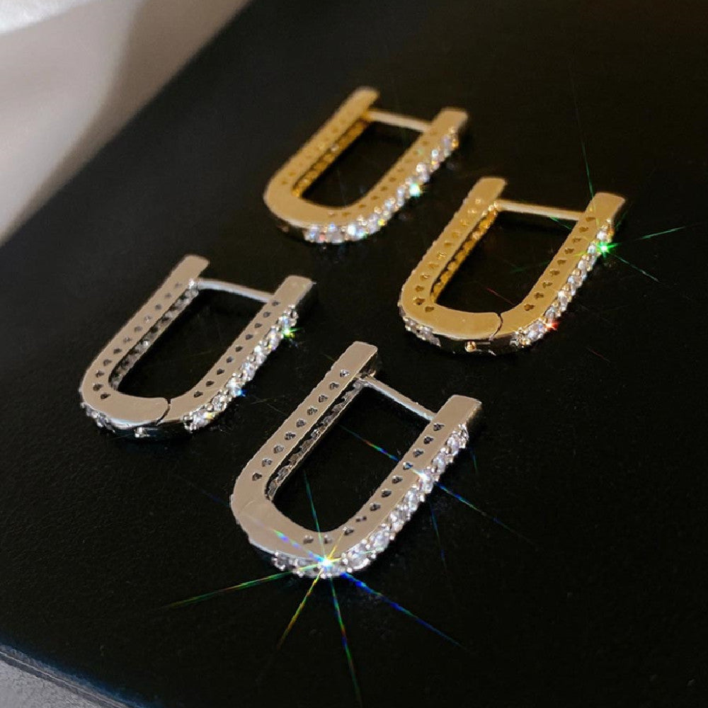 Women's Fashion Plain Hoop Earrings