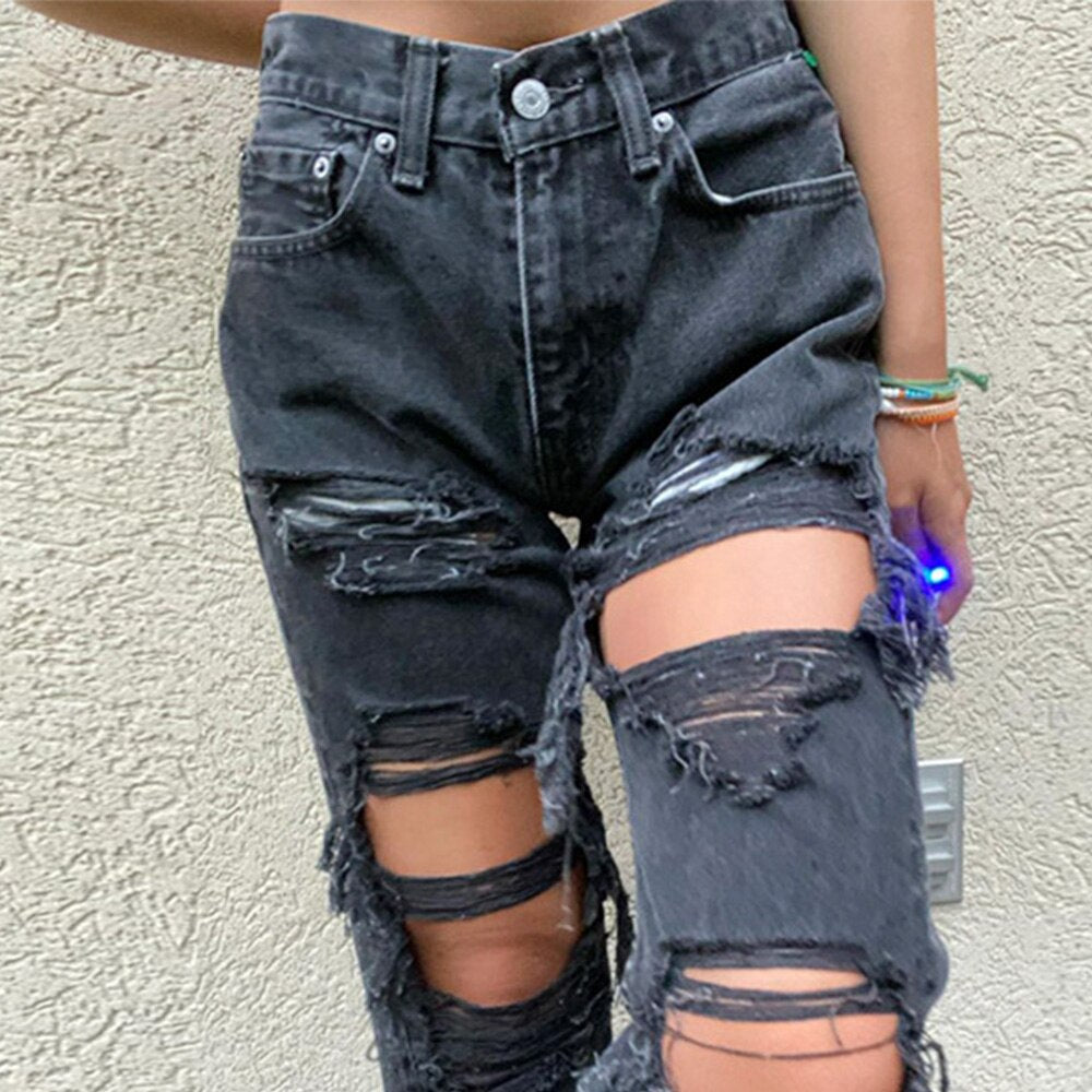 Ladies' Jeans - Ripped Holes