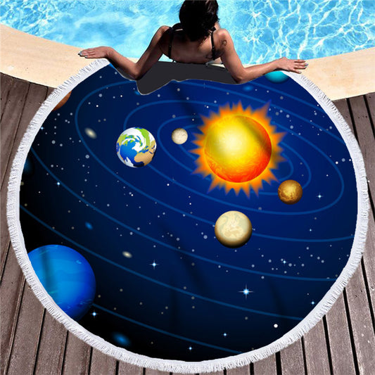 Cosmic Pattern Beach Towel