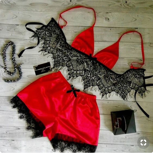 Three-Point Lace Lingerie