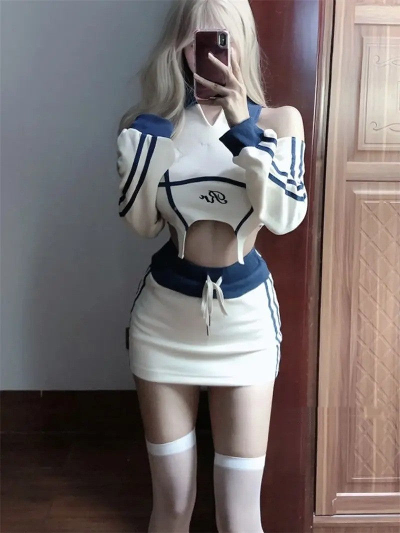 Sports & Leisure Two-Piece Mini Skirt Outfit