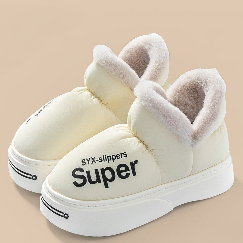 New****!!! -  Winter Covered Heel Down Cotton Slippers For Women