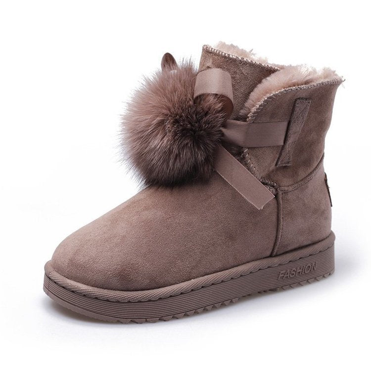 Women's Flat Soft Cotton Boots