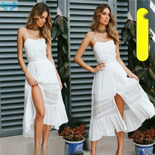 Tight Split Midi Dress