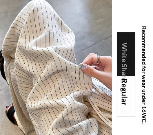 Loose, Effortless Old Money Style Casual Cotton-Linen Wide-Leg Pants