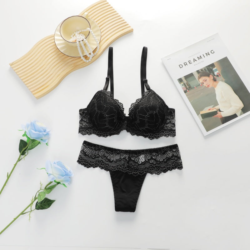 Women's Push-up Sexy Lace Lingerie Set