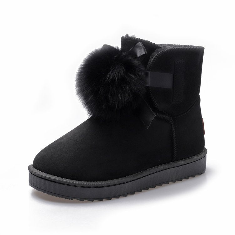 Women's Flat Soft Cotton Boots