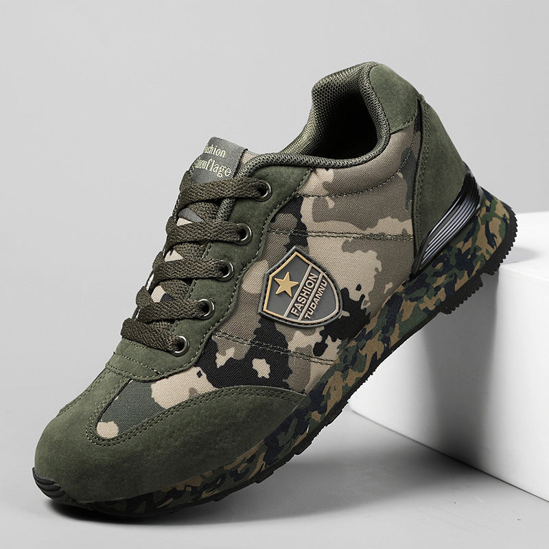 Rubber Camouflage Sports Shoes