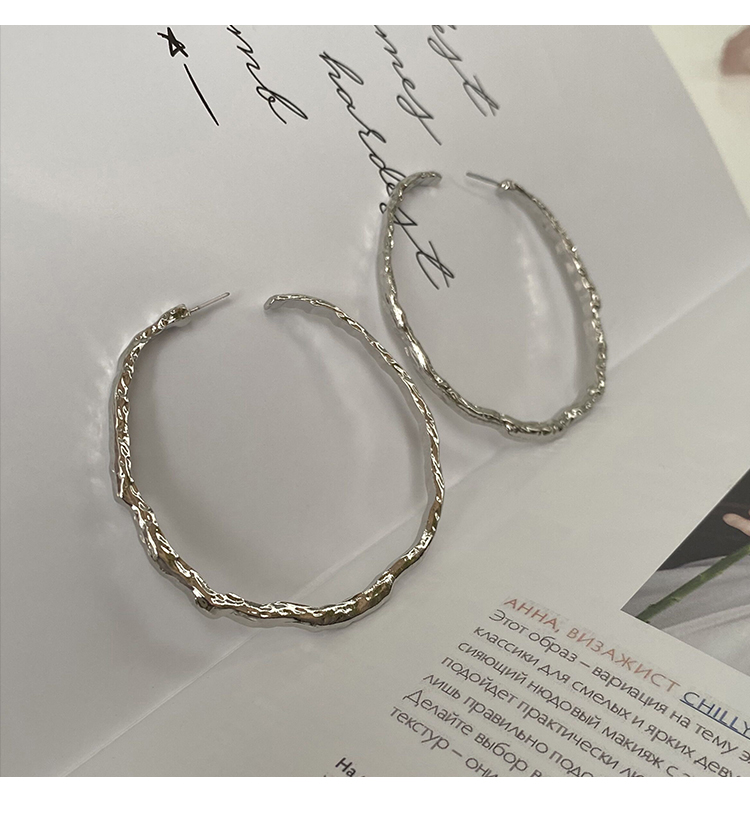 Exaggerated Irregular Hoop Earrings For Women