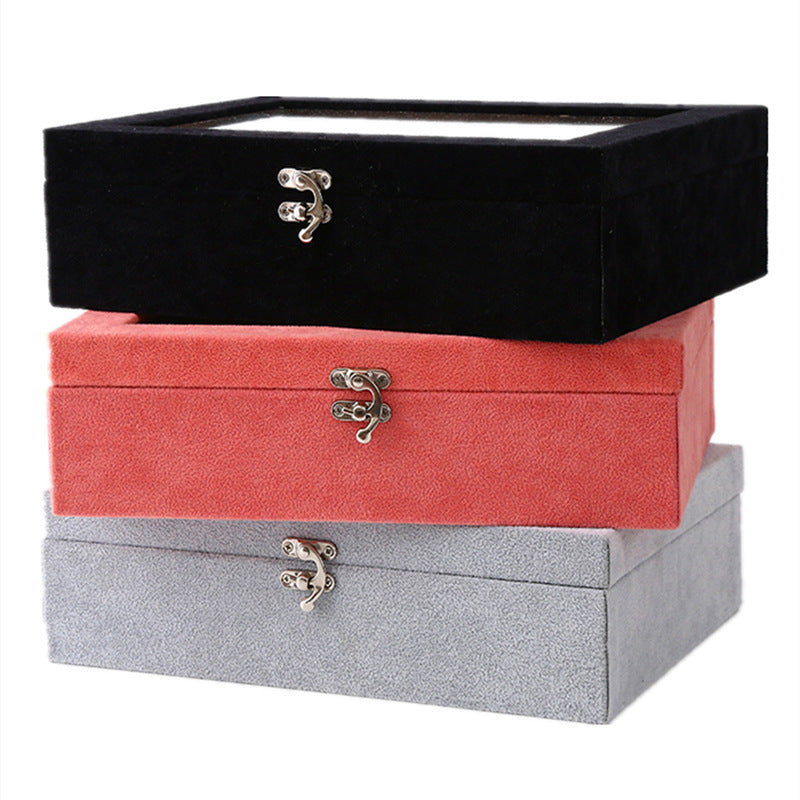 Ice Flower Velvet Jewellery Box