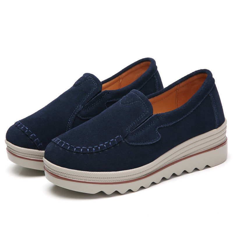 Leather Casual Shoes  For Women