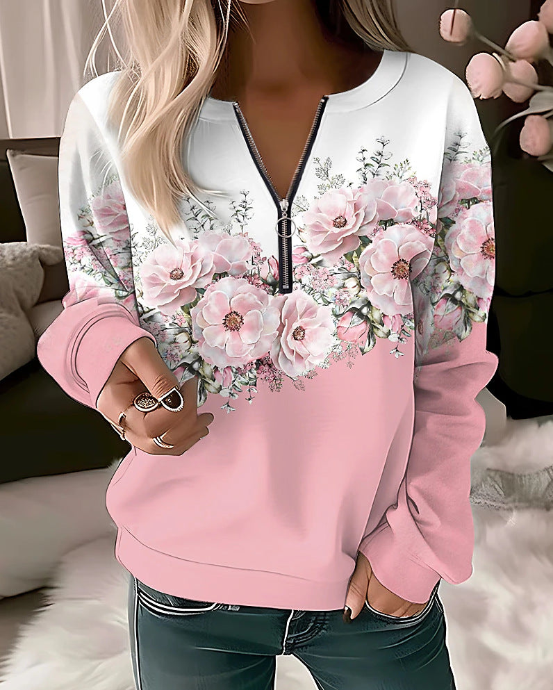 Long-Sleeve Pullover Loose Sweater