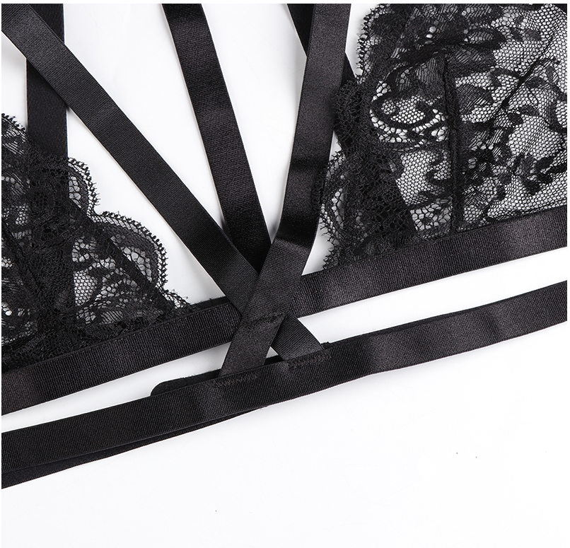 Lace Perspective Bandage Lingerie