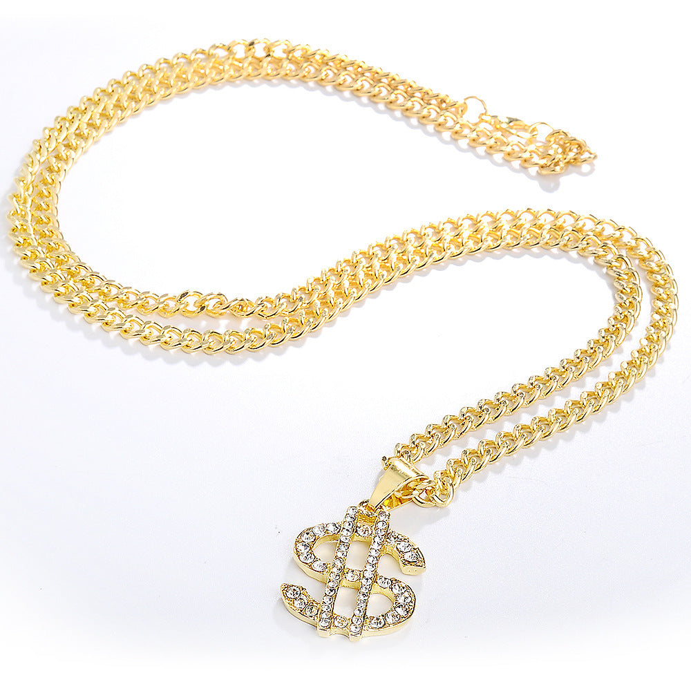 Diamond S-Shaped Necklace