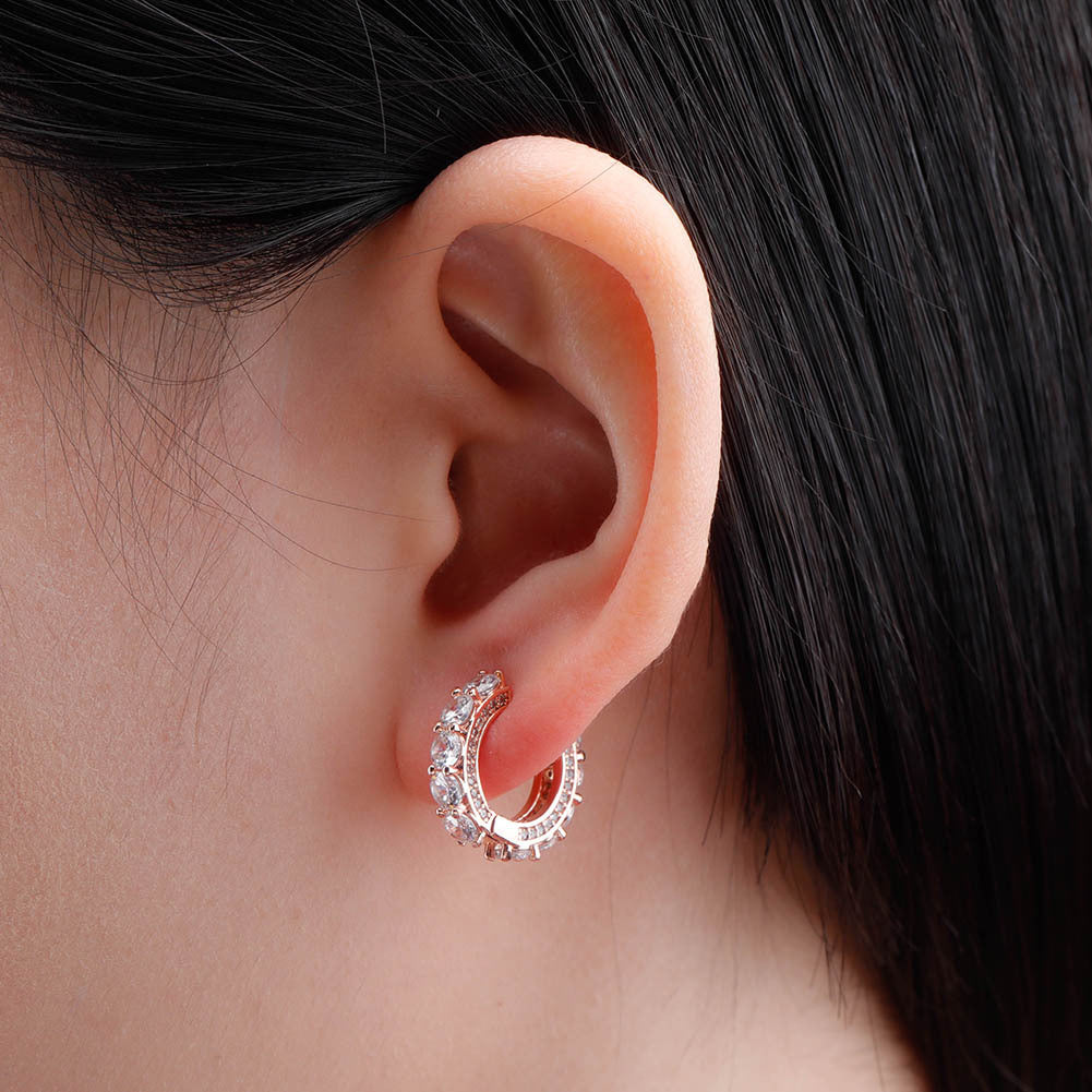 New Huggie hoop earrings