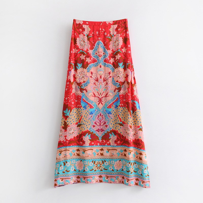 Positioning print skirt