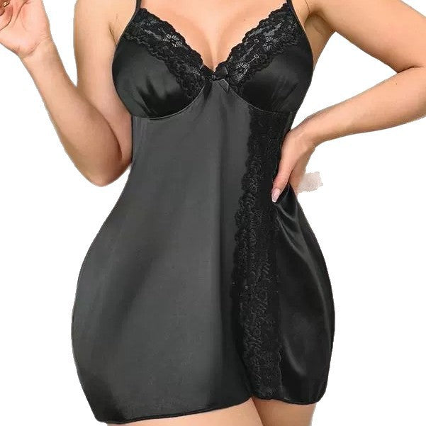 Lace Strap Nightgown For Women