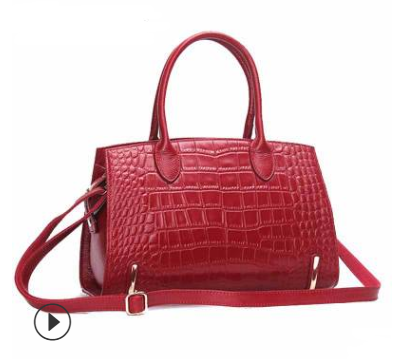 Casual Leather Shoulder Handbag