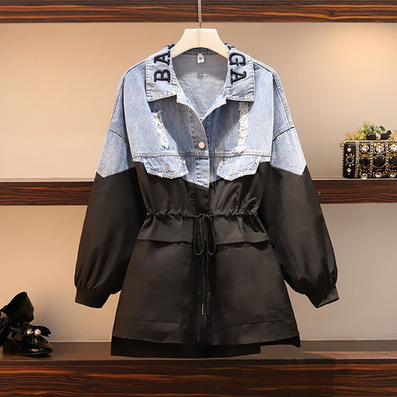 Denim Patchwork Jacket