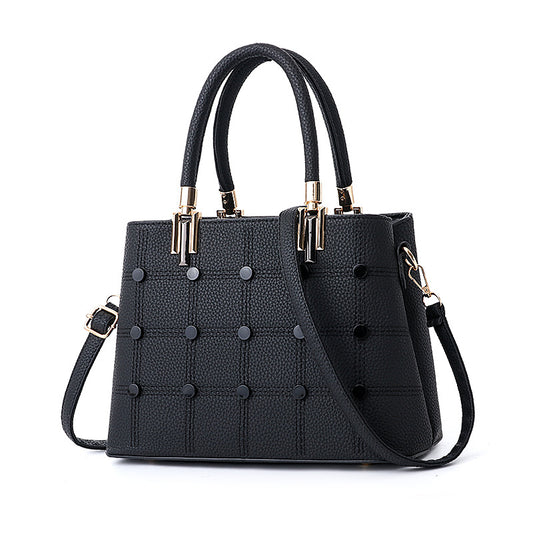 PU Rivet Handbag