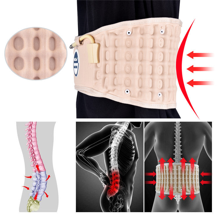 Back Relief - Waist Lumbar Traction Backache Heat Therapy