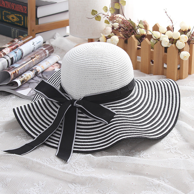 Hepburn style beach hat