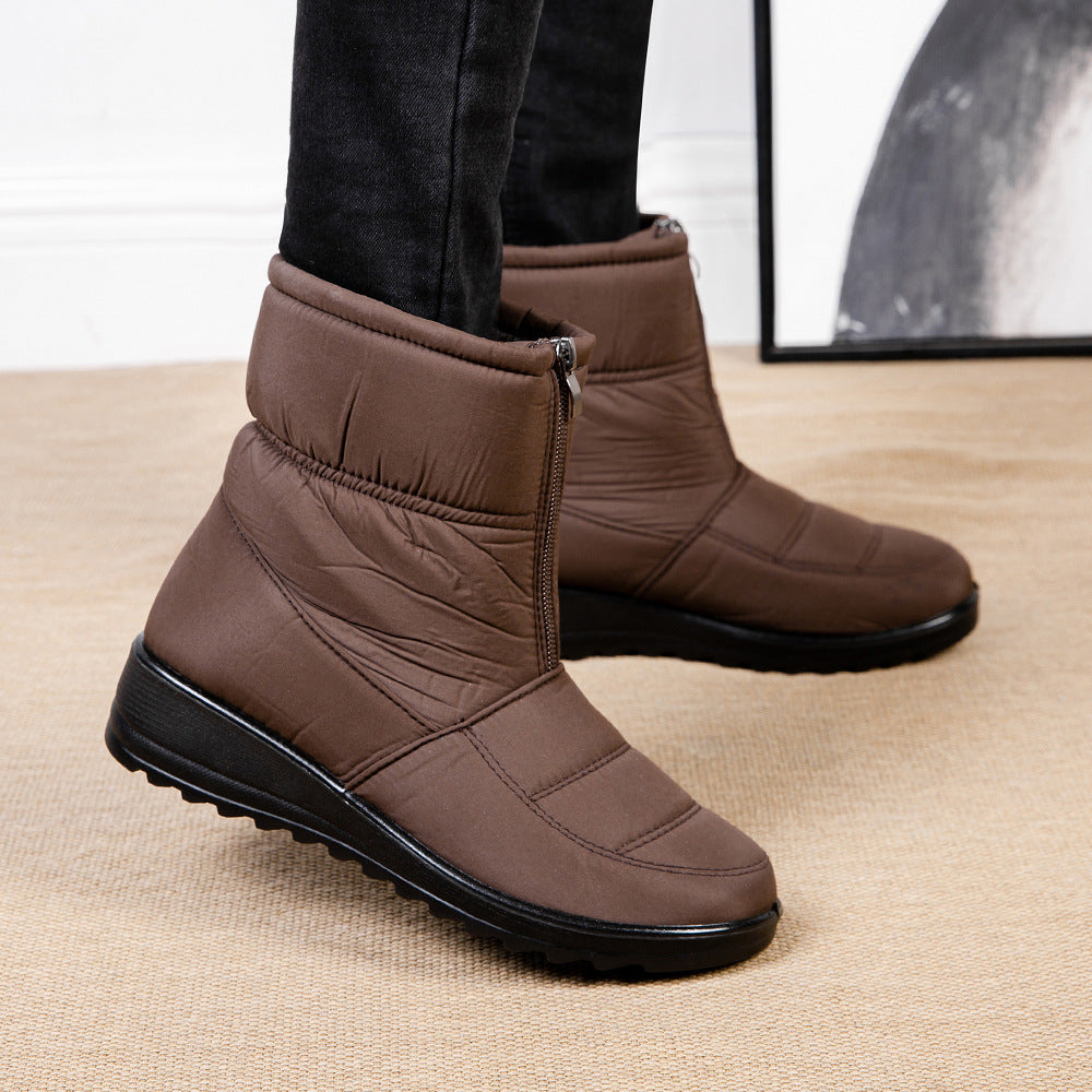 Winter Snow Boots For Women - Warm Plush Platform Shoes