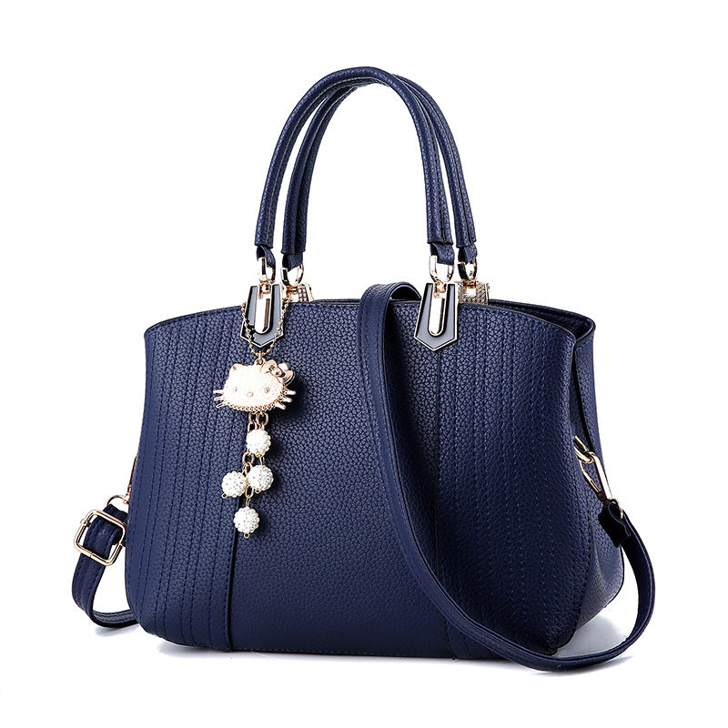 New European Fashion Handbag - PU All-Match Leisure Bag