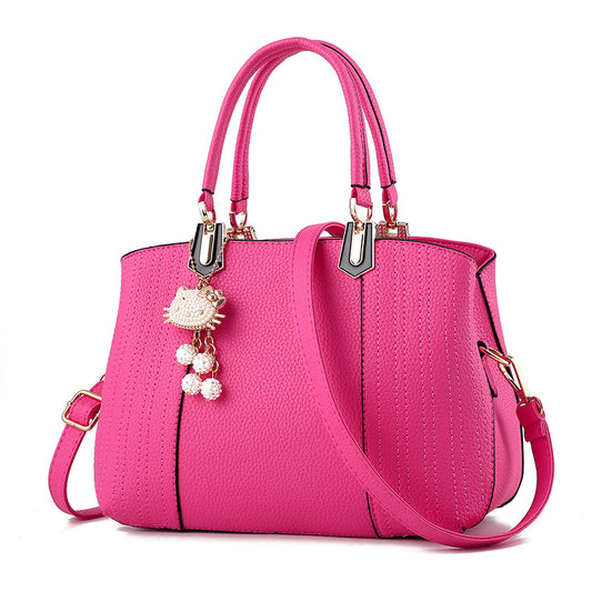 New European Fashion Handbag - PU All-Match Leisure Bag