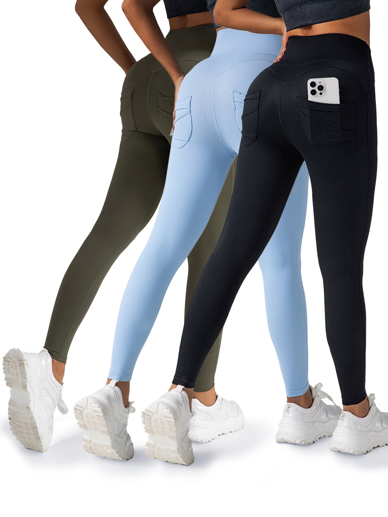 3-Pack Women's Yoga Leggings - US Only