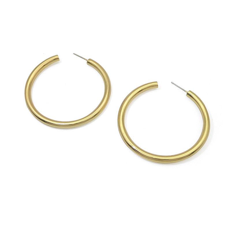 Chunky Hoop Earrings