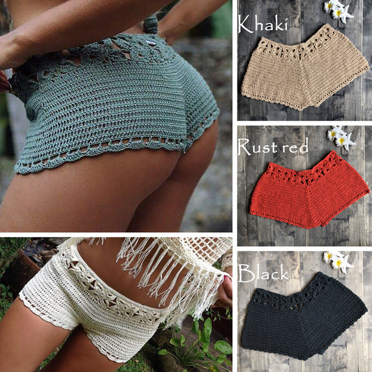 Knitted Beach Short Swimming Trunks