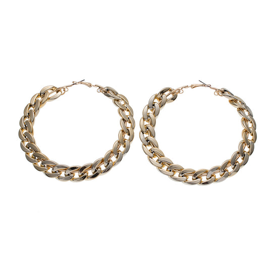 Women's Exaggerated Big Hoop Earrings