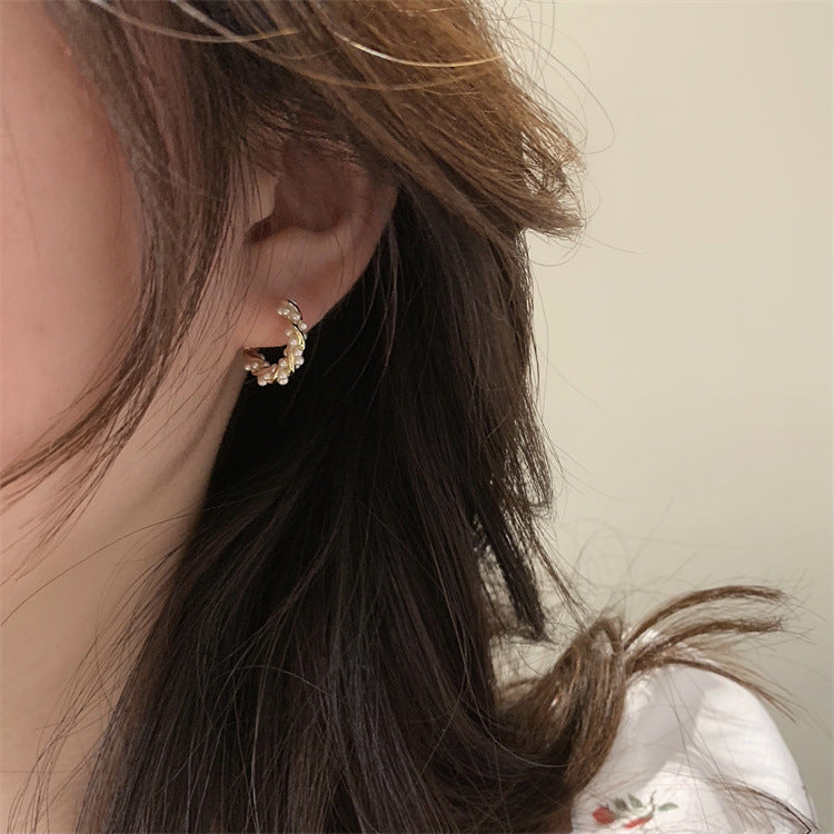 Senior Mori Temperament Hoop Earrings Female Earrings