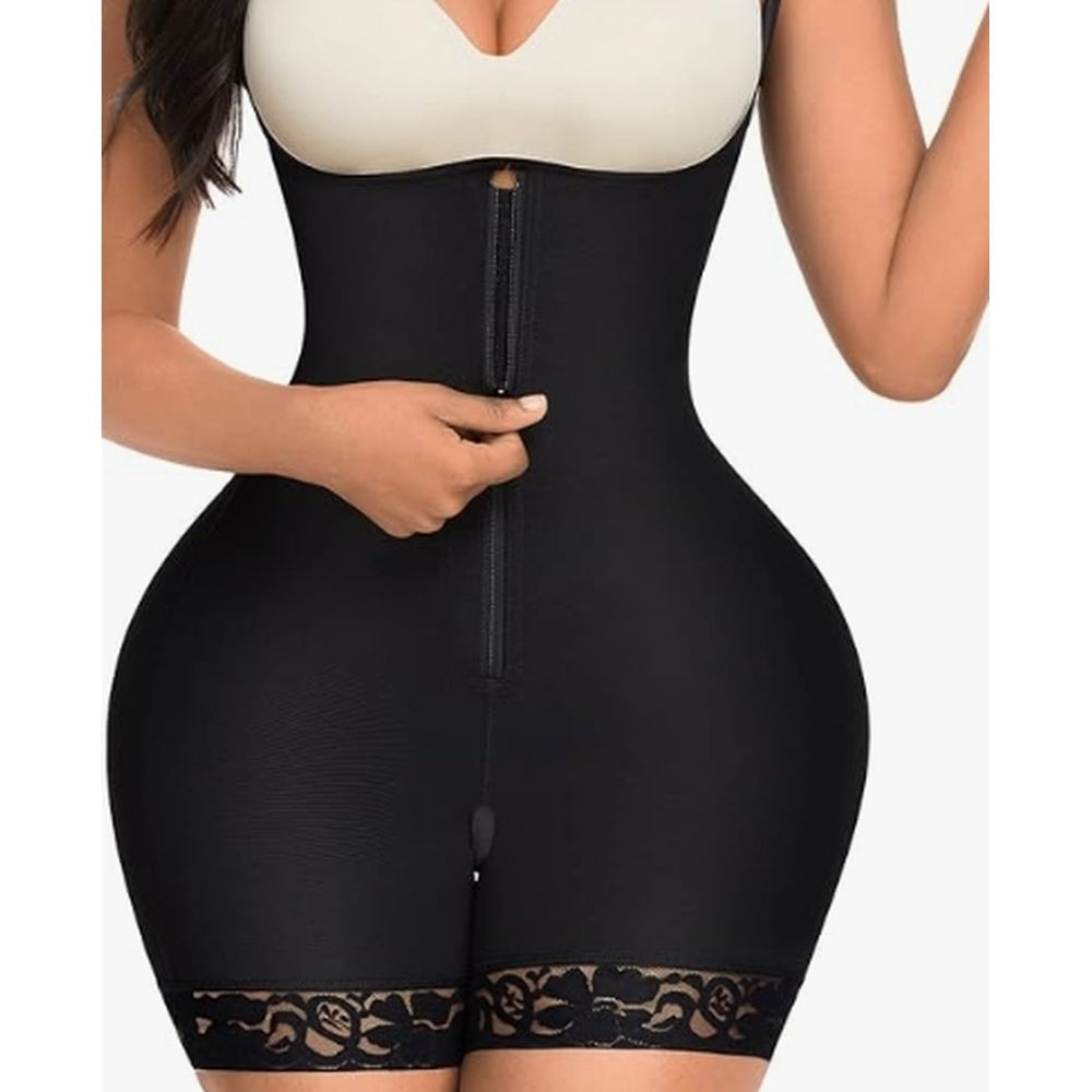 Lace-Stitching Shapewear Jumpsuit - US Only