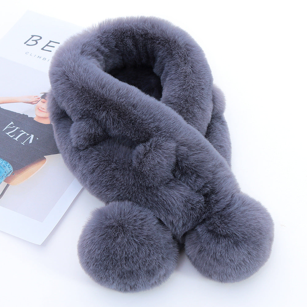 Double-Sided Eco-Friendly Fur Scarf