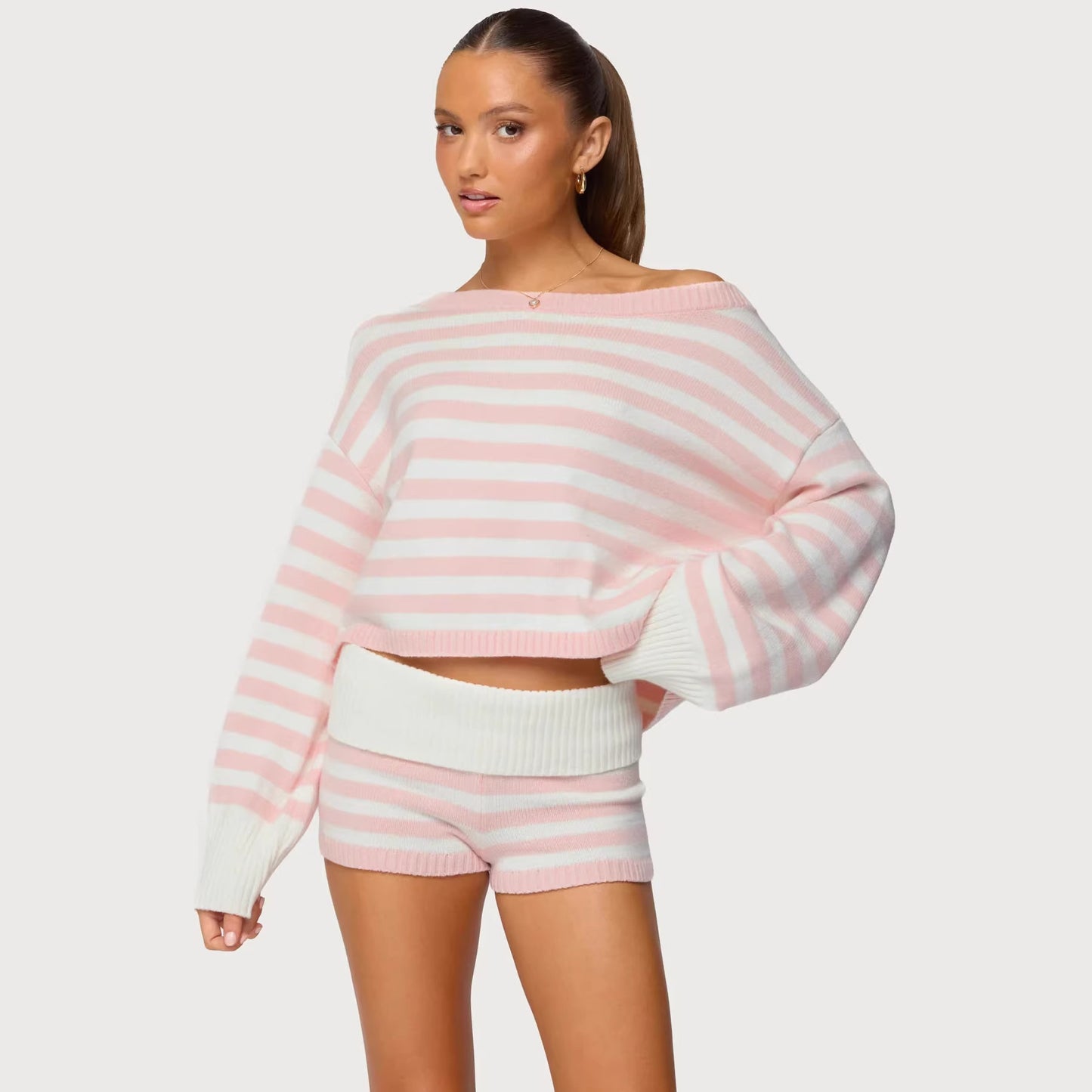 Women's Sweater & Shorts Set