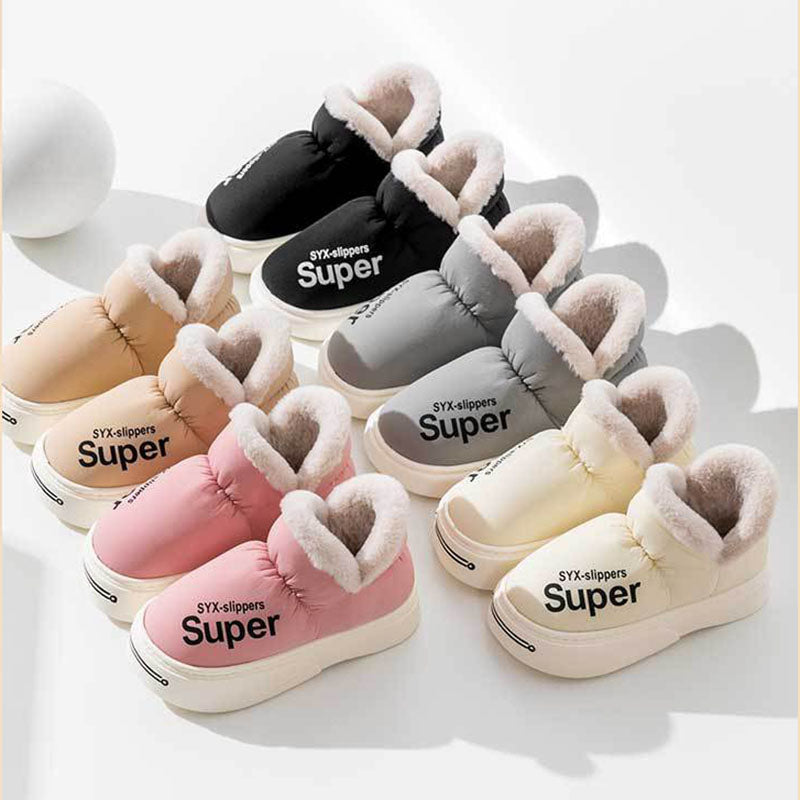 New****!!! -  Winter Covered Heel Down Cotton Slippers For Women