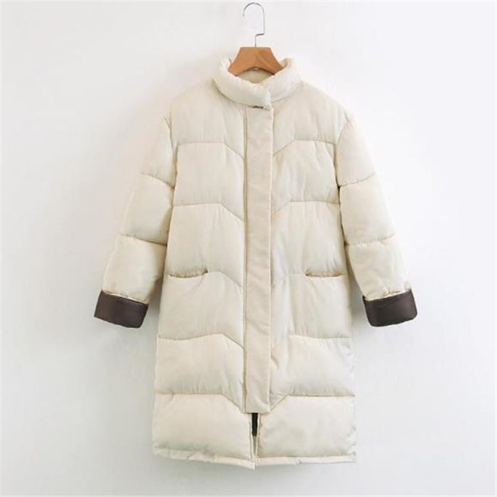 Warm Cotton Winter Jacket For Ladies