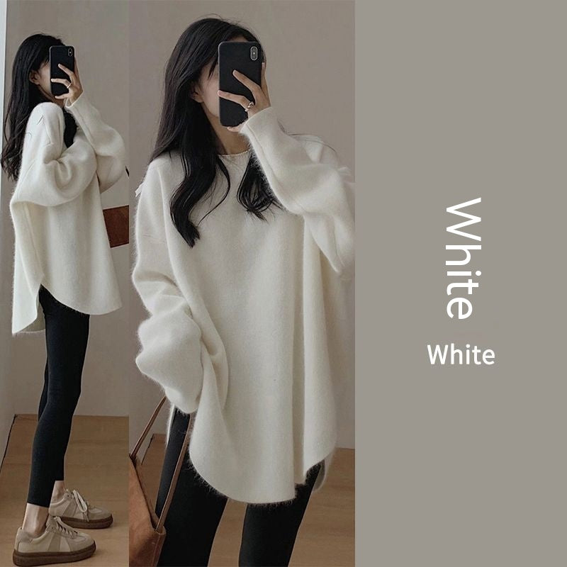 High-Grade Versatile Soft Glutinous Knitted Women's Sweater