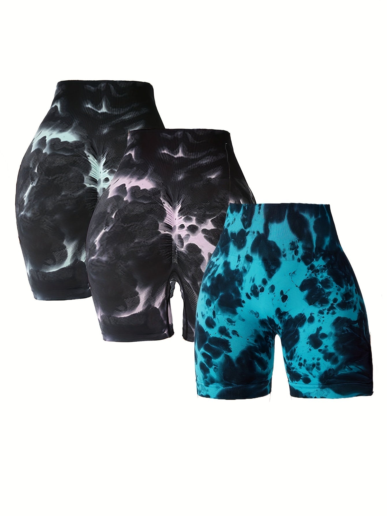 3-Pack Butt-Lifting Women's Sports Shorts - US Only