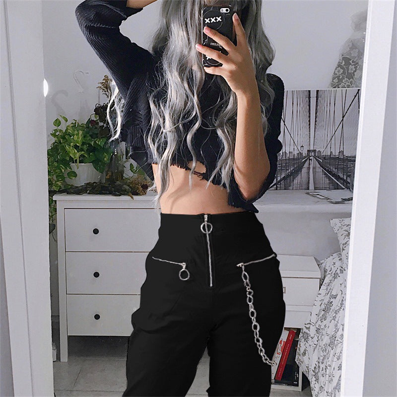 Trendy Chain Trousers For Women