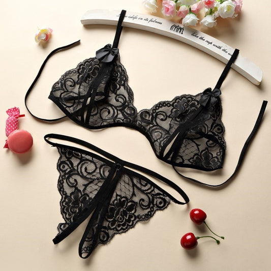 Lace Tulle Lingerie Set
