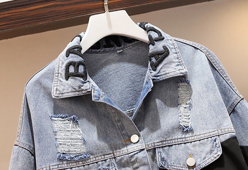 Denim Patchwork Jacket