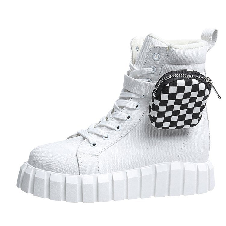 Punk Ankle Boots With Belt