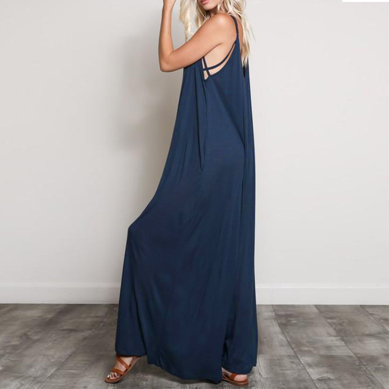 Wide-Leg Mono Jumpsuit