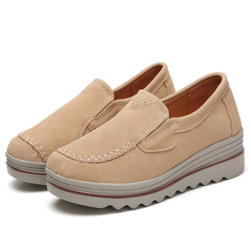 Leather Casual Shoes  For Women