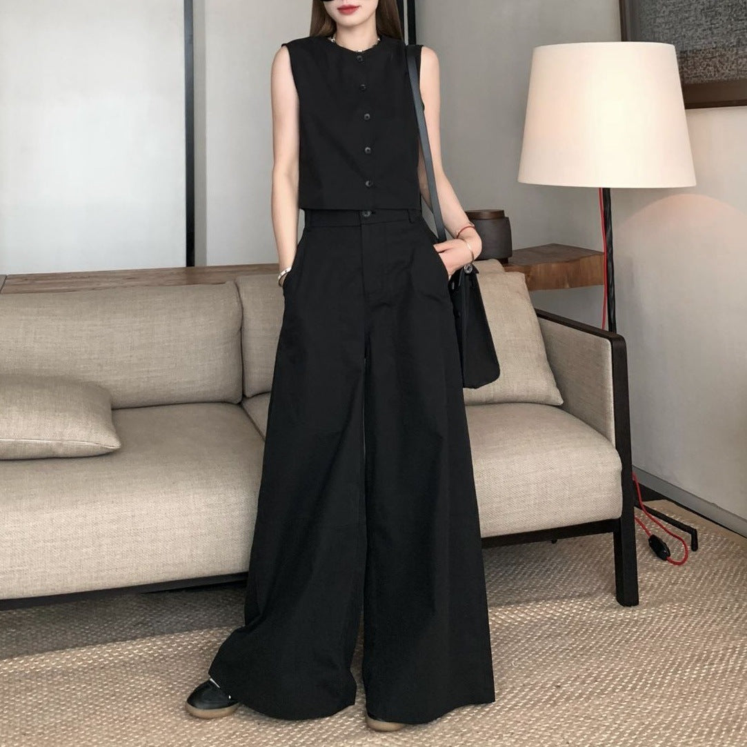 Versatile Casual Wide-Leg Pants Outfit