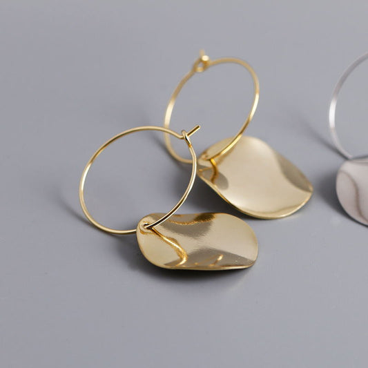 Wave-Shaped Earrings